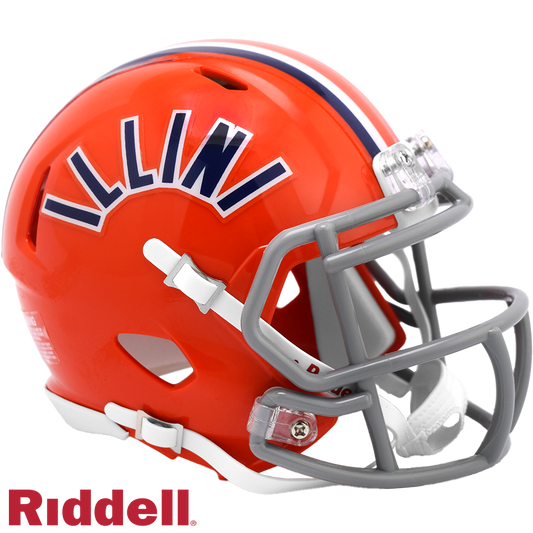 Illinois T/B( ARCHED) Speed Mini Football Helmet #8059554