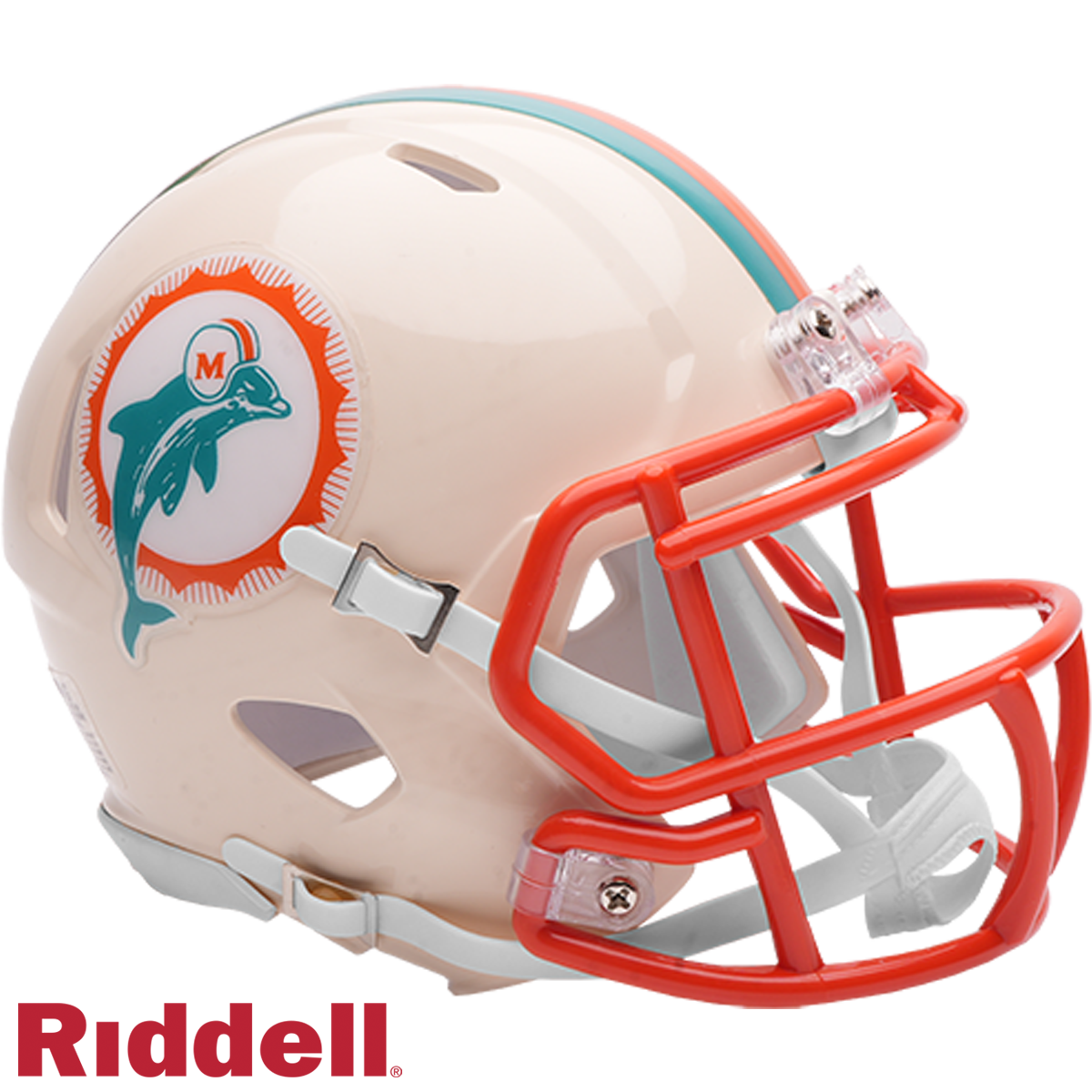 Dolphins Retro Mini Football Helmet #8060362