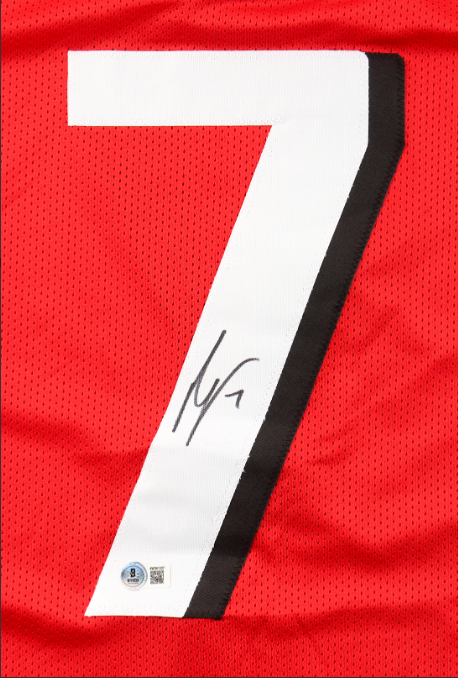Bijan Robinson Signed Atlanta Falcons Custom Jersey - Beckett