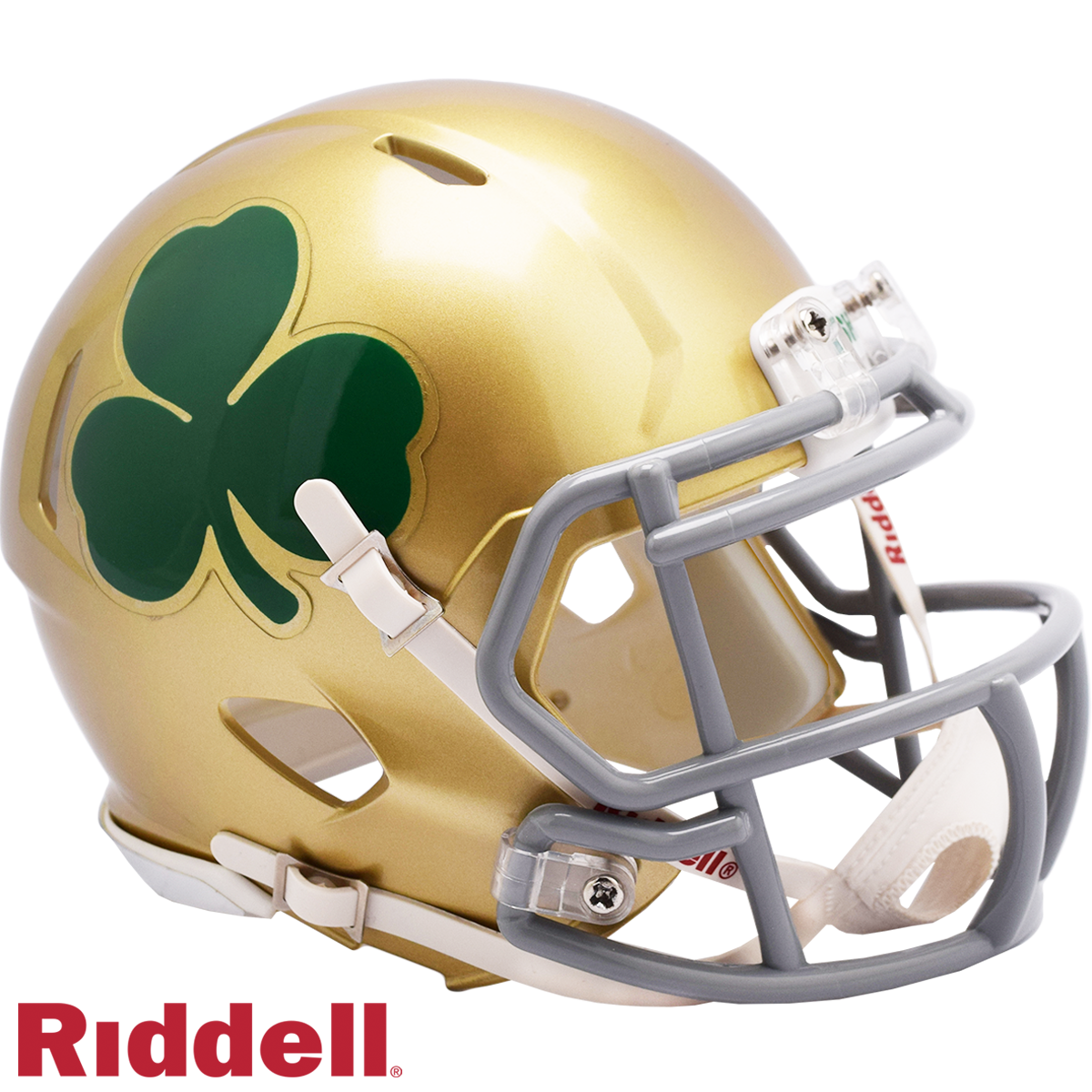 Notre Dame Fighting Irish Shamrock Speed Mini Football Helmet # 8057975