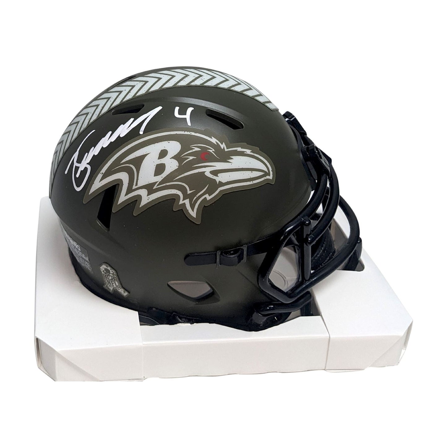 Zay Flowers Signed Authentic Baltimore Ravens Salute To Service NFL