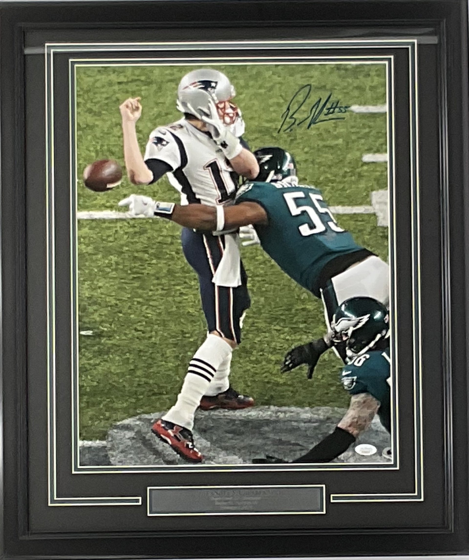 Framing a Signed Carson Wentz Jersey From the Philadelphia Eagles