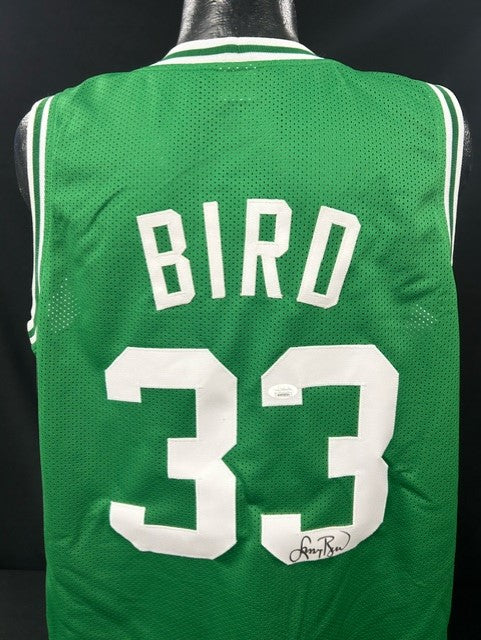 Larry Bird Boston Celtics Autographed Green Jersey