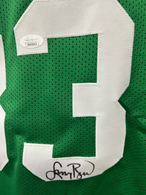 Larry Bird Boston Celtics Autographed Green Jersey