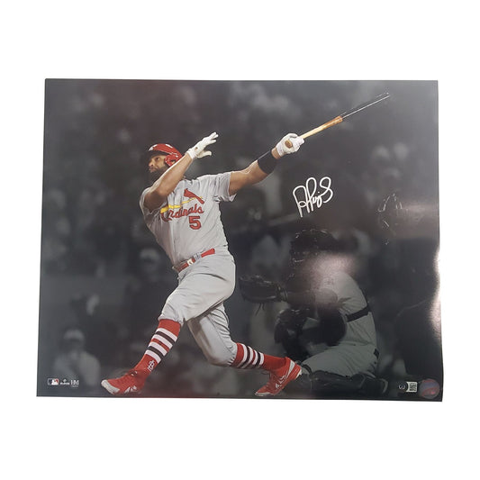 16x20 Albert Pujols signed Poster-BAS