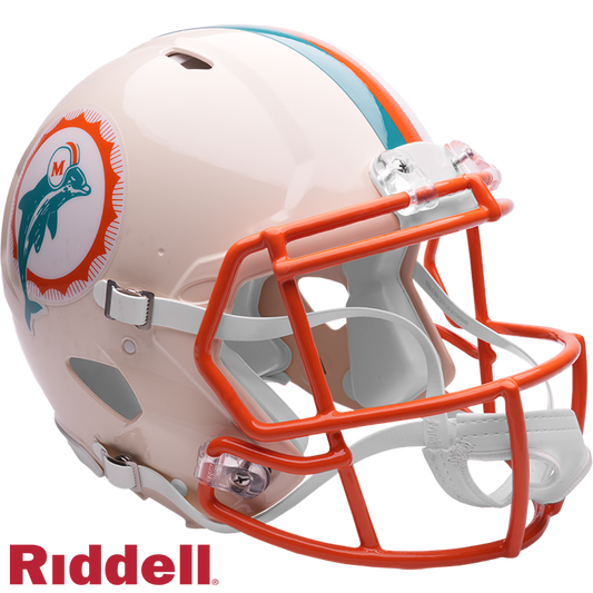 Miami Dolphins Retro Speed F/S Authentic Football Helmet