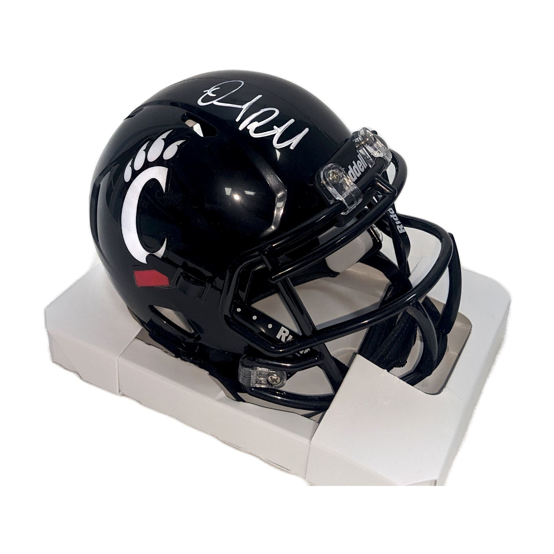 Desmond Ridder Autographed Bearcats Speed Mini Helmet- BAS