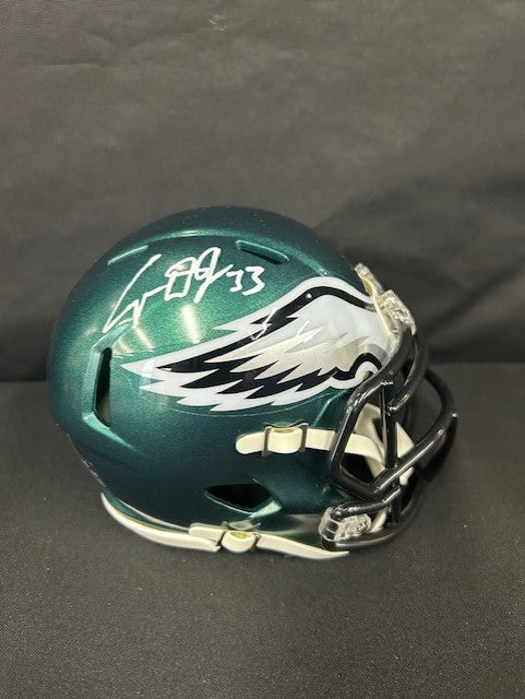 Cooper DeJean Philadelphia Eagles Autographed Mini Helmet