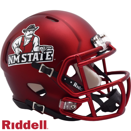 New Mexico State Aggies Primary Speed Mini Football Helmet