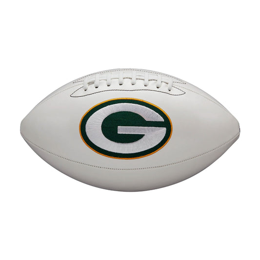 Green Bay Packers Embroidered Logo Autograph Edition Football