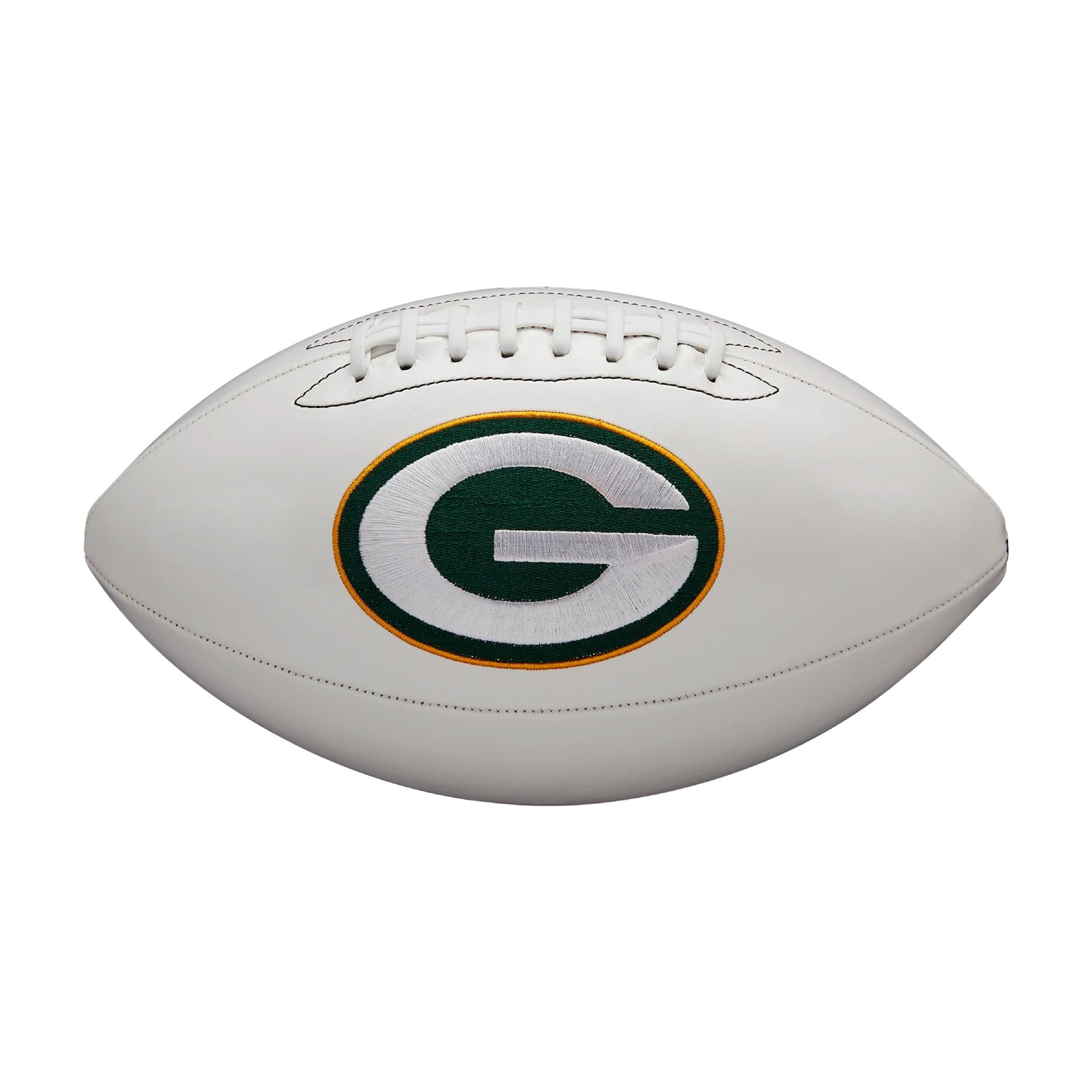 Green Bay Packers Embroidered Logo Autograph Edition Football