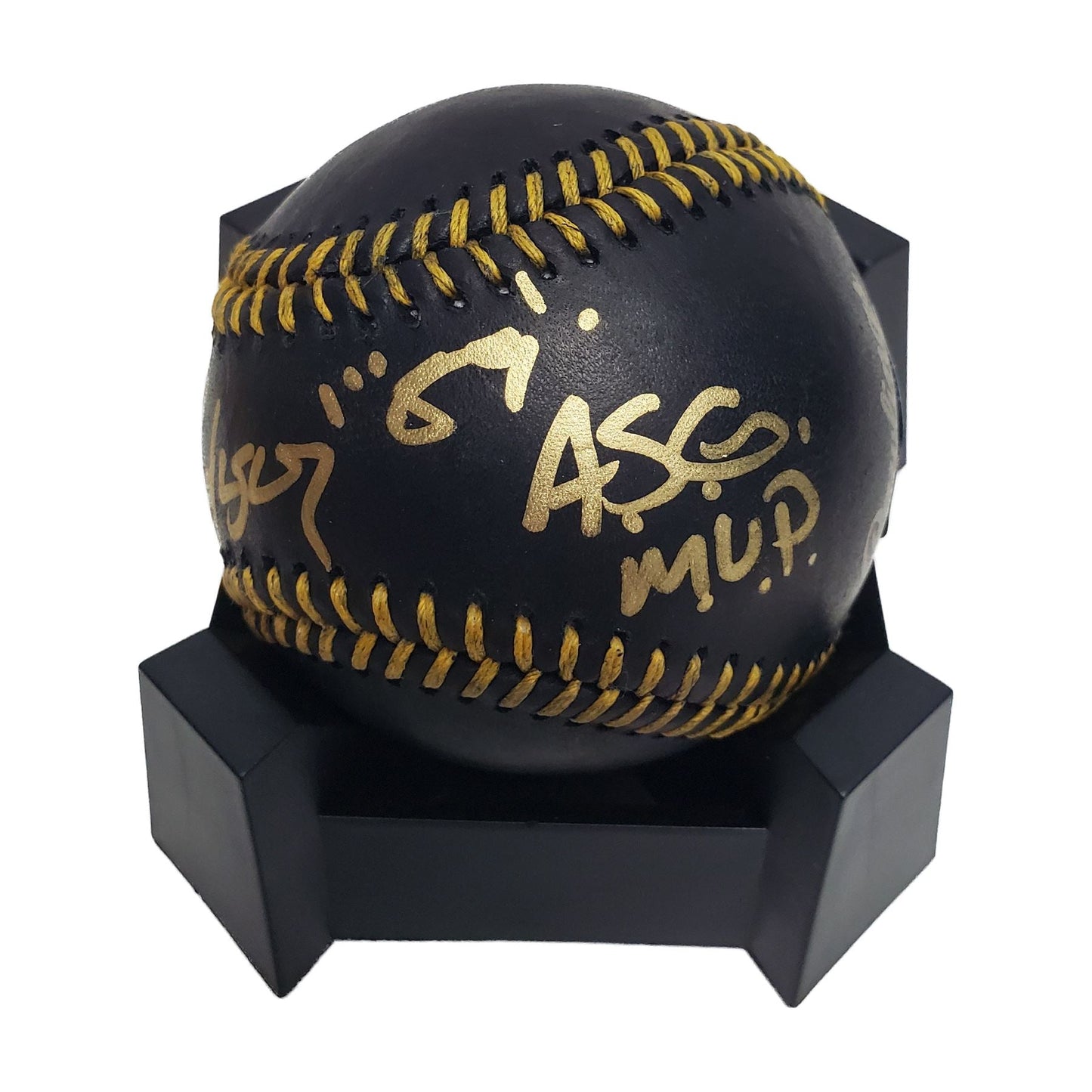 Bo Jackson signed Black MLB w/89 ASG MVP Inscription-BAS