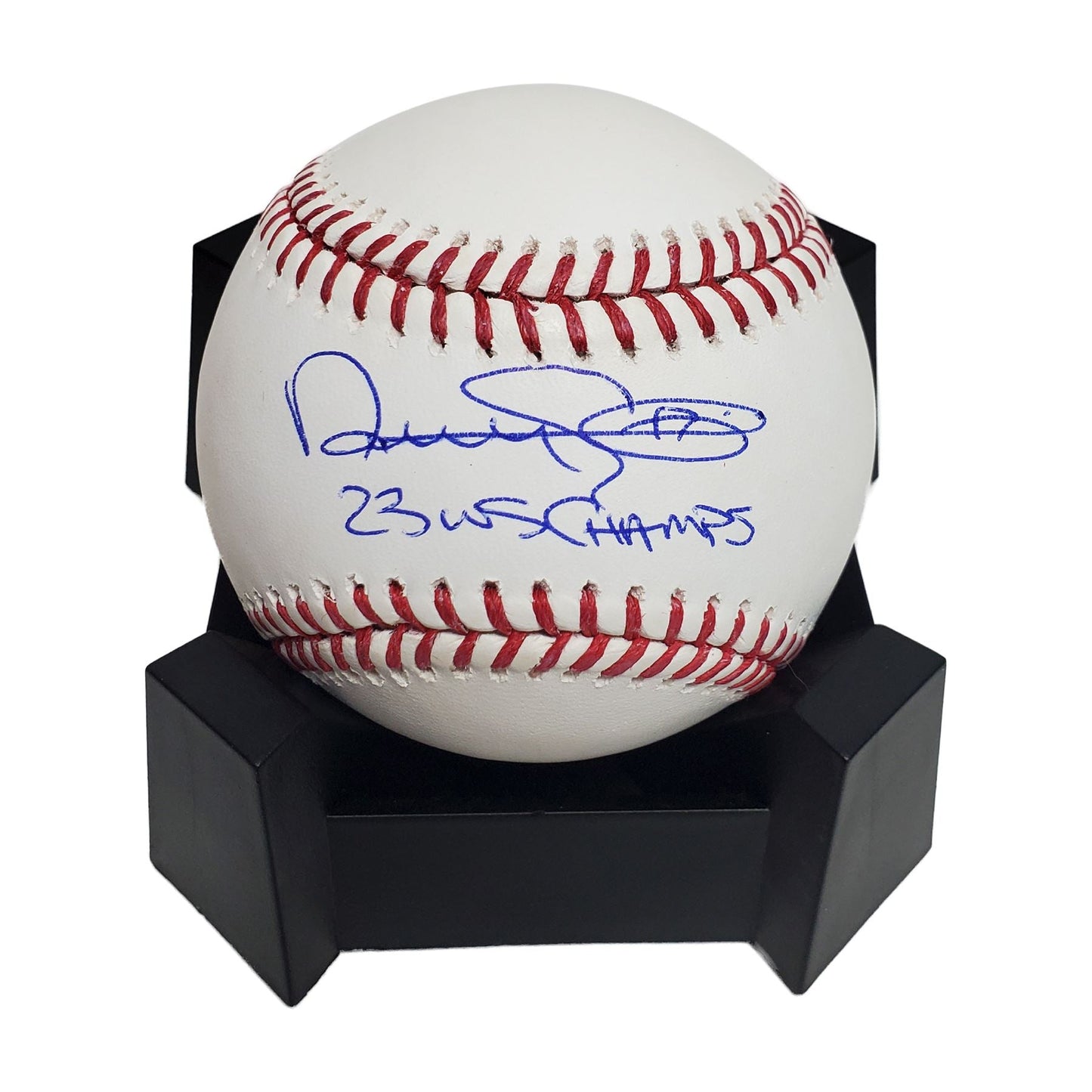 Nathan Eovaldi signed Major League Baseball w/23 WS Champs Inscription-BAS