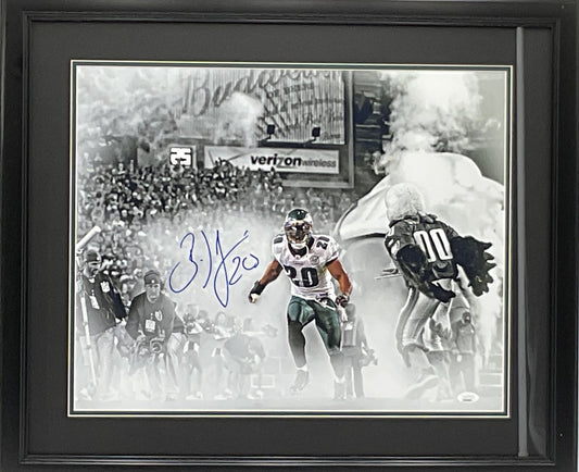 Brian Dawkins Philadelphia Eagles Autographed 16x20 "Tunnel" Photo Framed