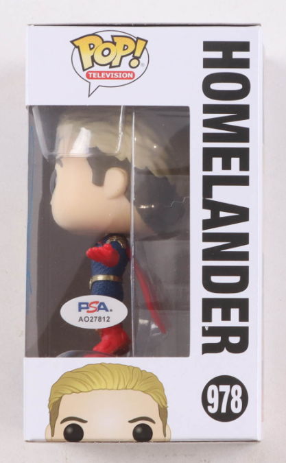 Antony Starr Signed "The Boys" #978 Homelander Funko Pop! Vinyl Figure - PSA