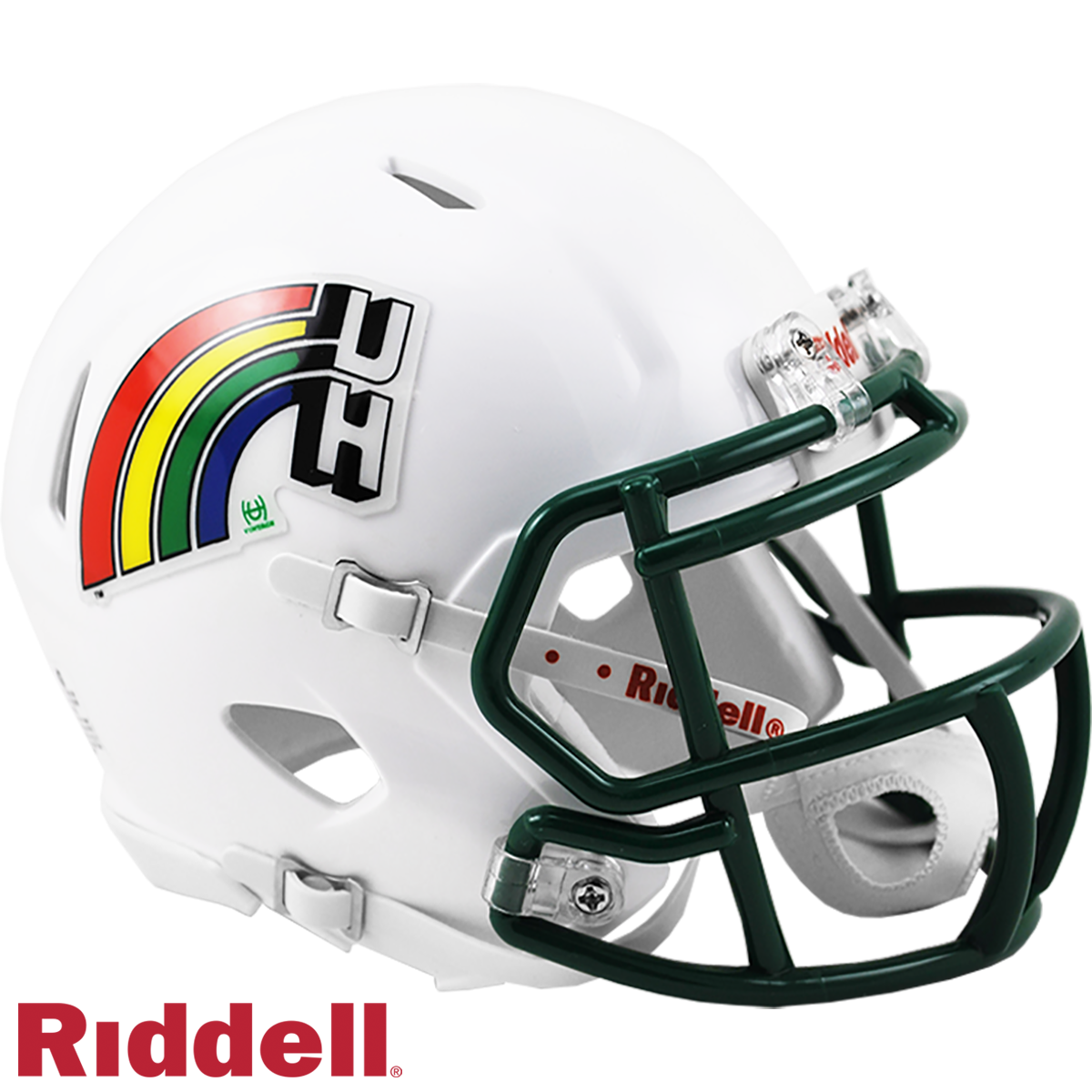 Hawaii Warriors Retro Mini Football Helmet #8048043