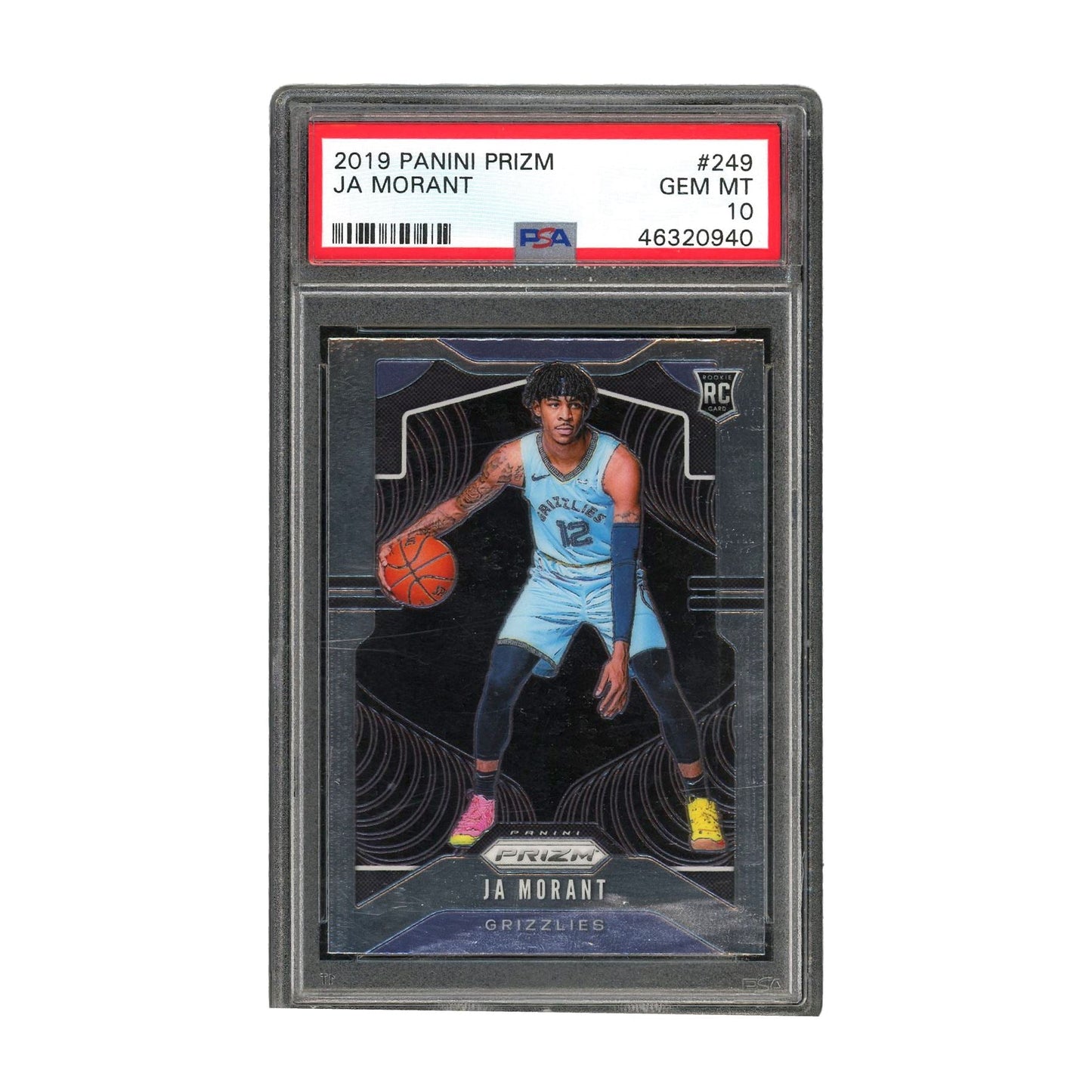 Ja Morant 2019 Panini Prizm (249) Gem Mint 10 - PSA