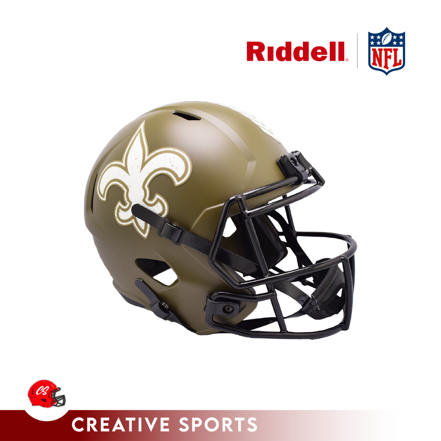 New Orleans Saints STS22 Speed F/S Replica Football Helmet
