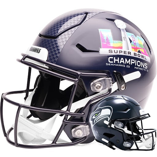 Super Bowl 60 Seahawks Speed Mini Helmet
