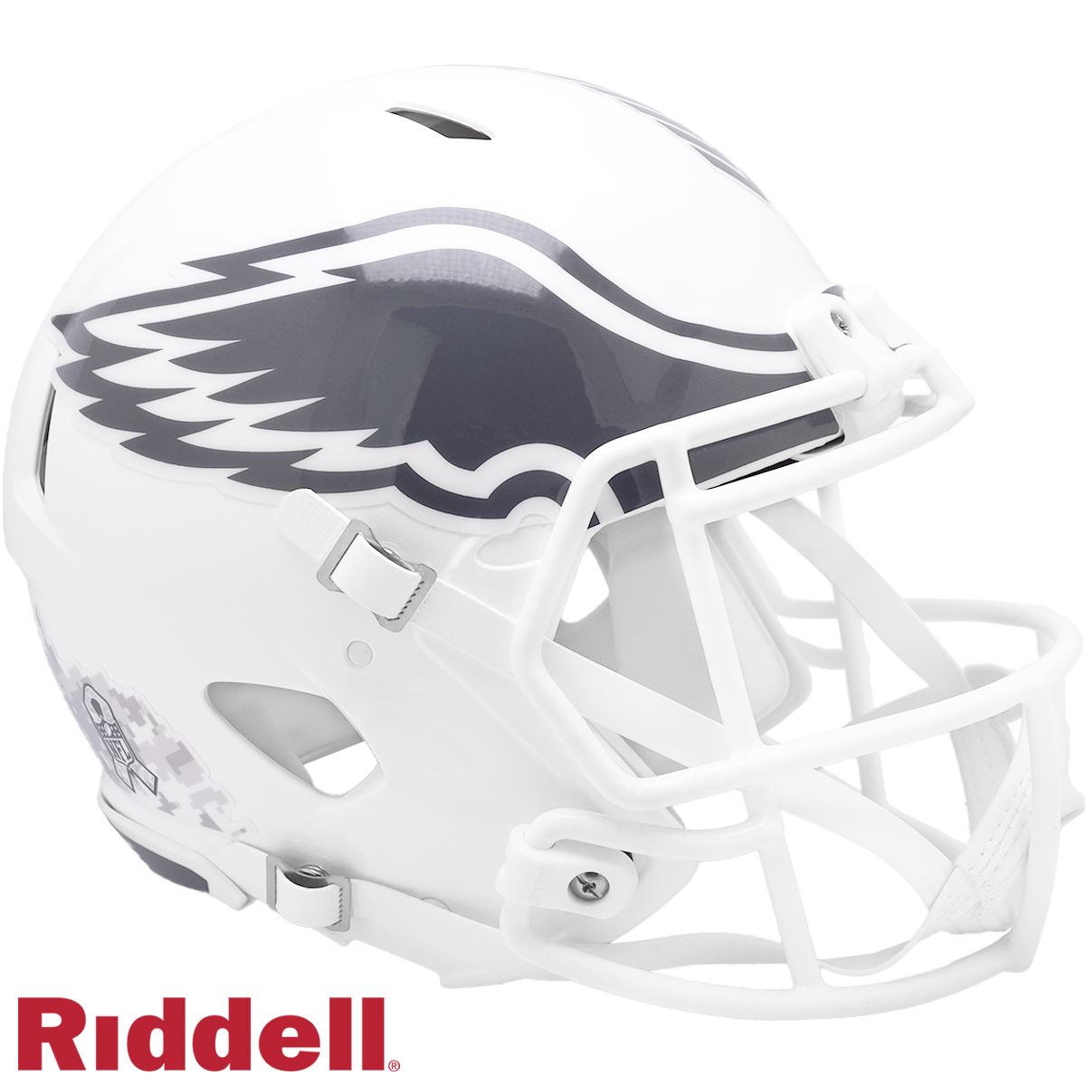 Philadelphia Eagles 2024 Salute to Service Riddell Speed Authentic Football Helmet