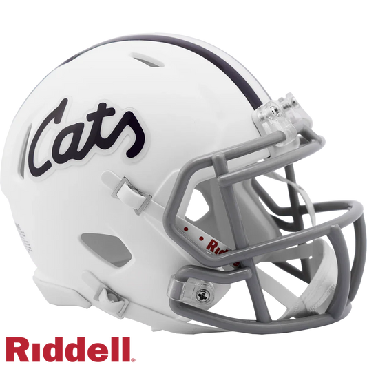 Kansas State (Wildcats) Flat White Mini  Football Helmet