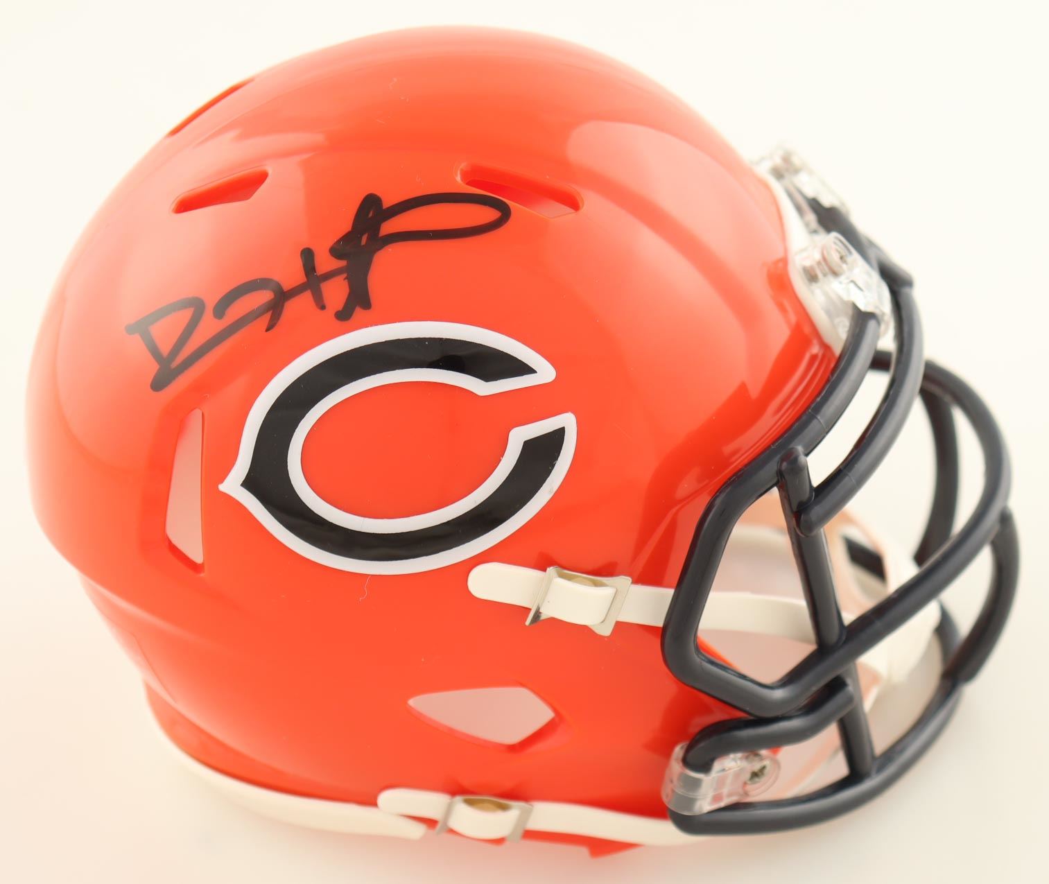 NFL ミニヘルメット　サイン入り　Chicago Bears Brian Urlacher Chicago Bears Autographed Riddell Speed Mini