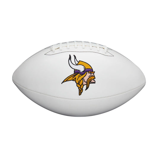 Minnesota Vikings Embroidered Logo Autograph Edition Football