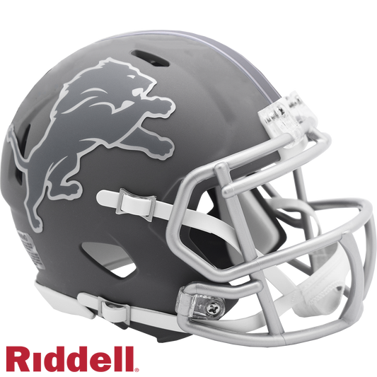 Detroit Lions Slate Speed Mini Football Helmet