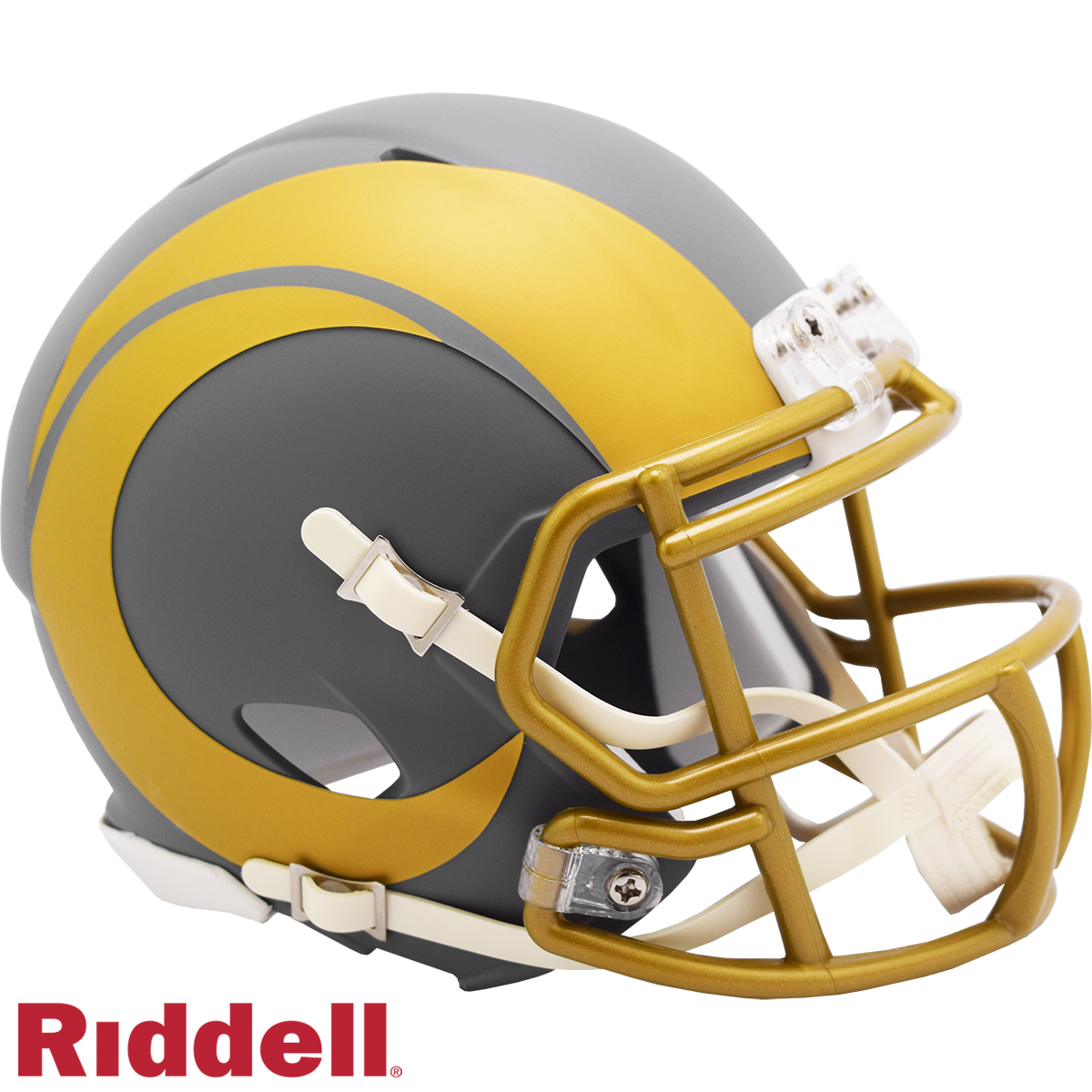 Los Angeles Rams Slate Speed Mini Football Helmet