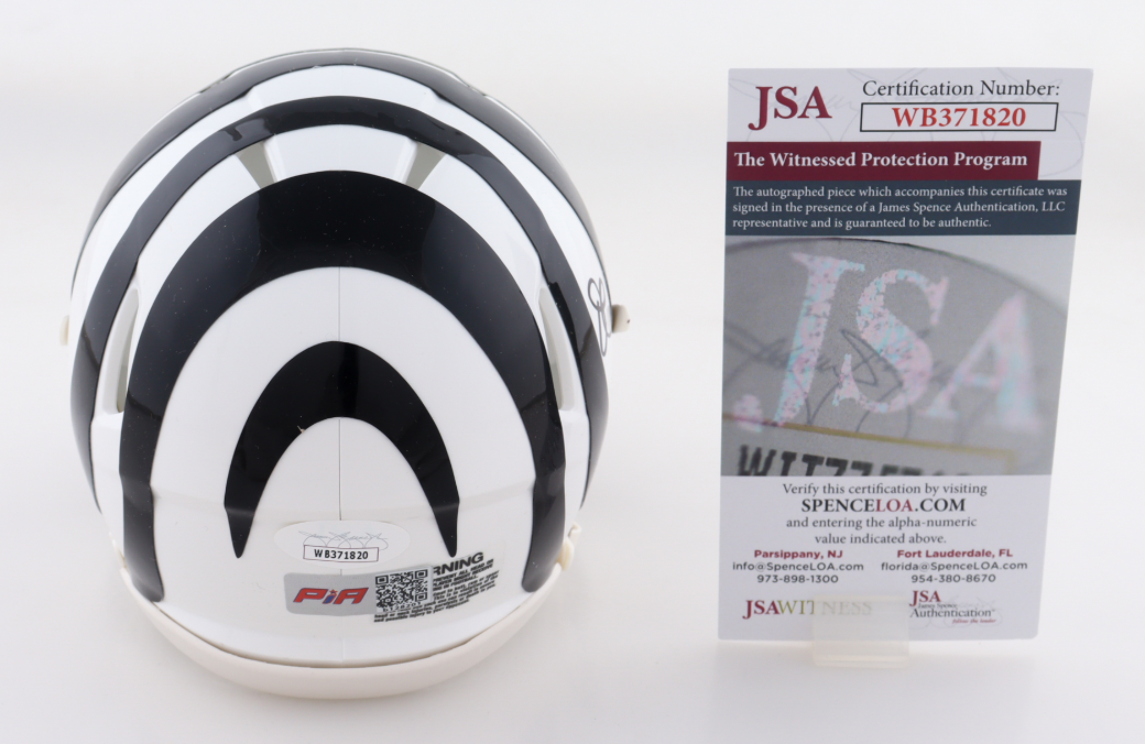 Ja'Marr Chase Signed Bengals Alternative Speed Mini Helmet - JSA