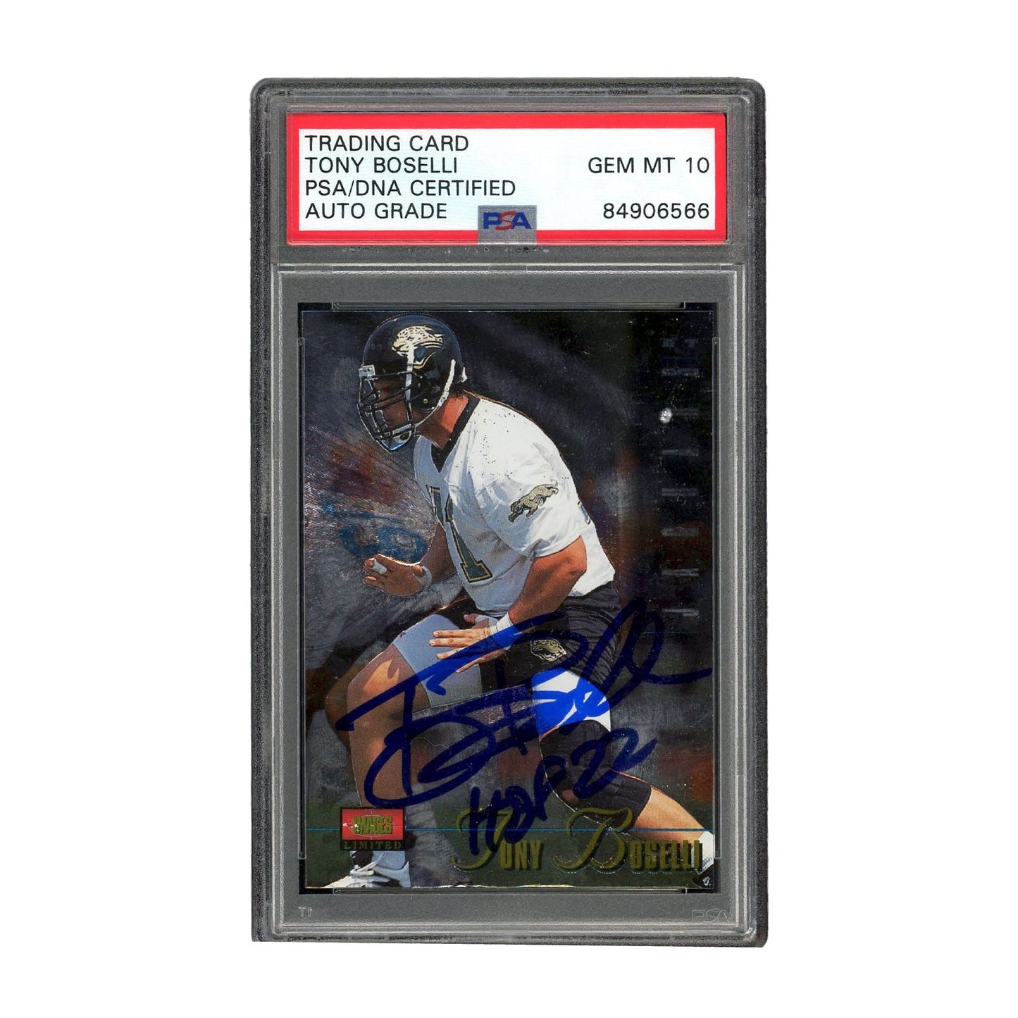 Tony Boselli Autographed 1995 Classic (83) - Gem Mint 10 Auto - PSA