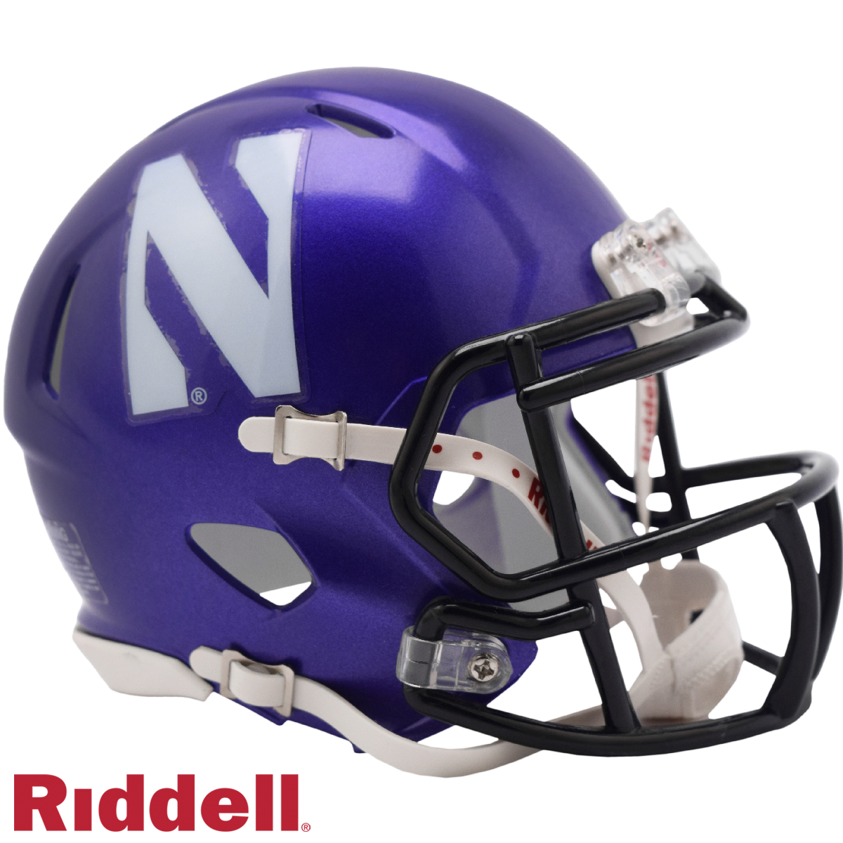 Northwestern Wildcats Speed Mini Football Helmet-#8058709