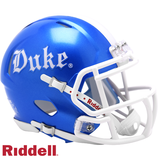 Duke Blue Devils Blue Gothic Mini Football Helmet