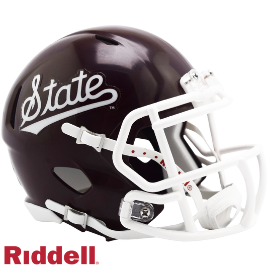 Mississippi State Bulldogs Script Mini Football Helmet