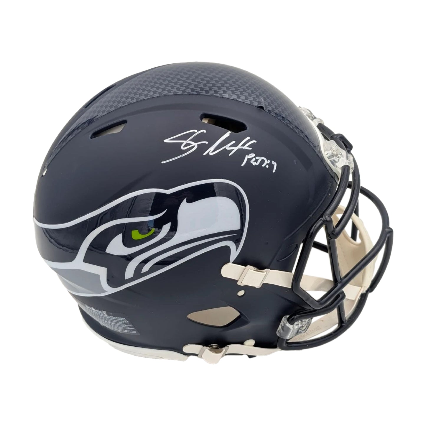 Shawn Alexander Autographed Seattle Seahawks Authentic Helmet - JSA