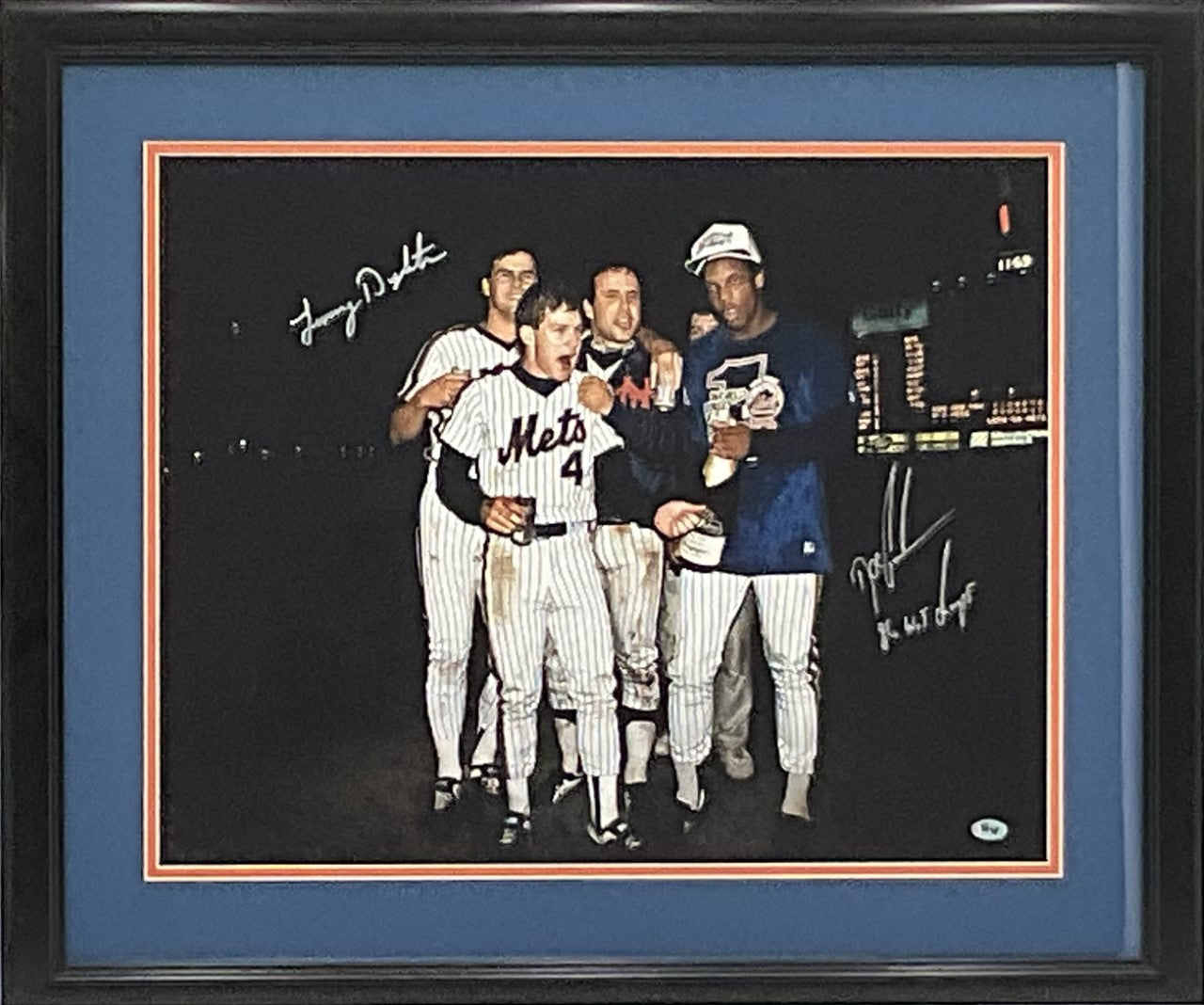 Dykstra & Gooden New York Mets Autographed 16x20 Photo Framed