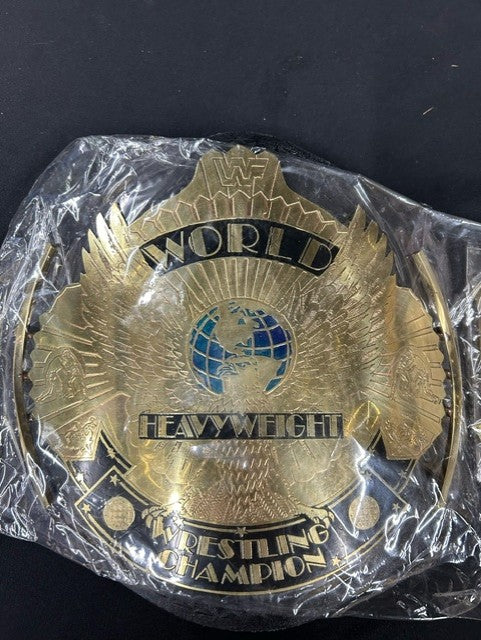 Hulk Hogan Autographed WWE Winged Eagle Replica Title Belt