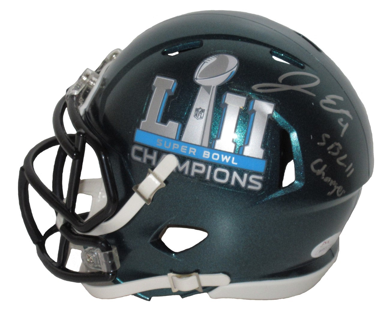 elliott football helmet Jake Elliott Autographed Philadelphia Eagles SB LII Mini-Helmet – Sports Vault Shop