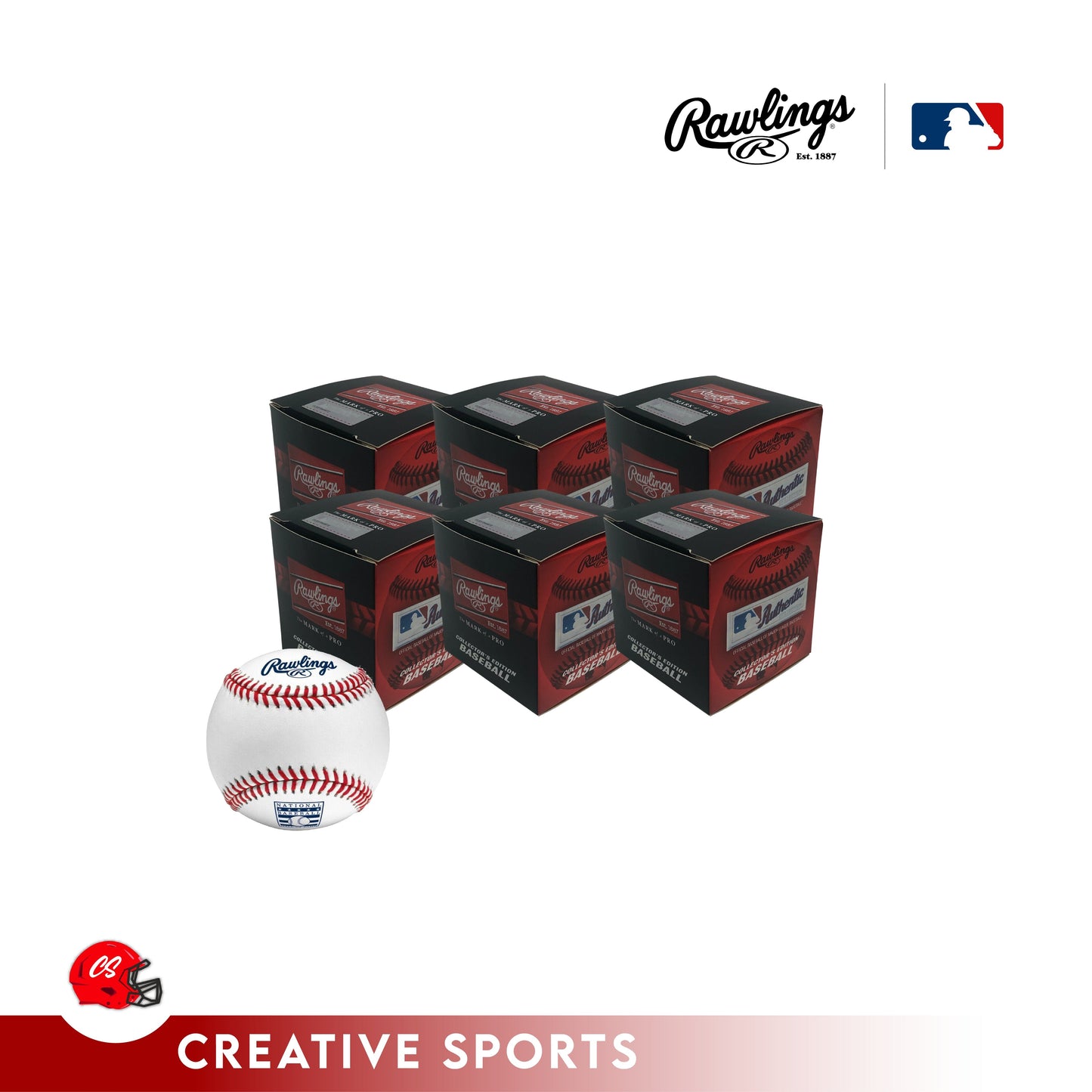 Rawlings Official HOF MLB Leather Game Baseball Robert Manfred - 6