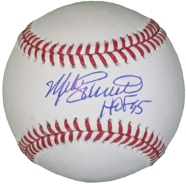  Mike Schmidt Autographed Phillies White Mitchell