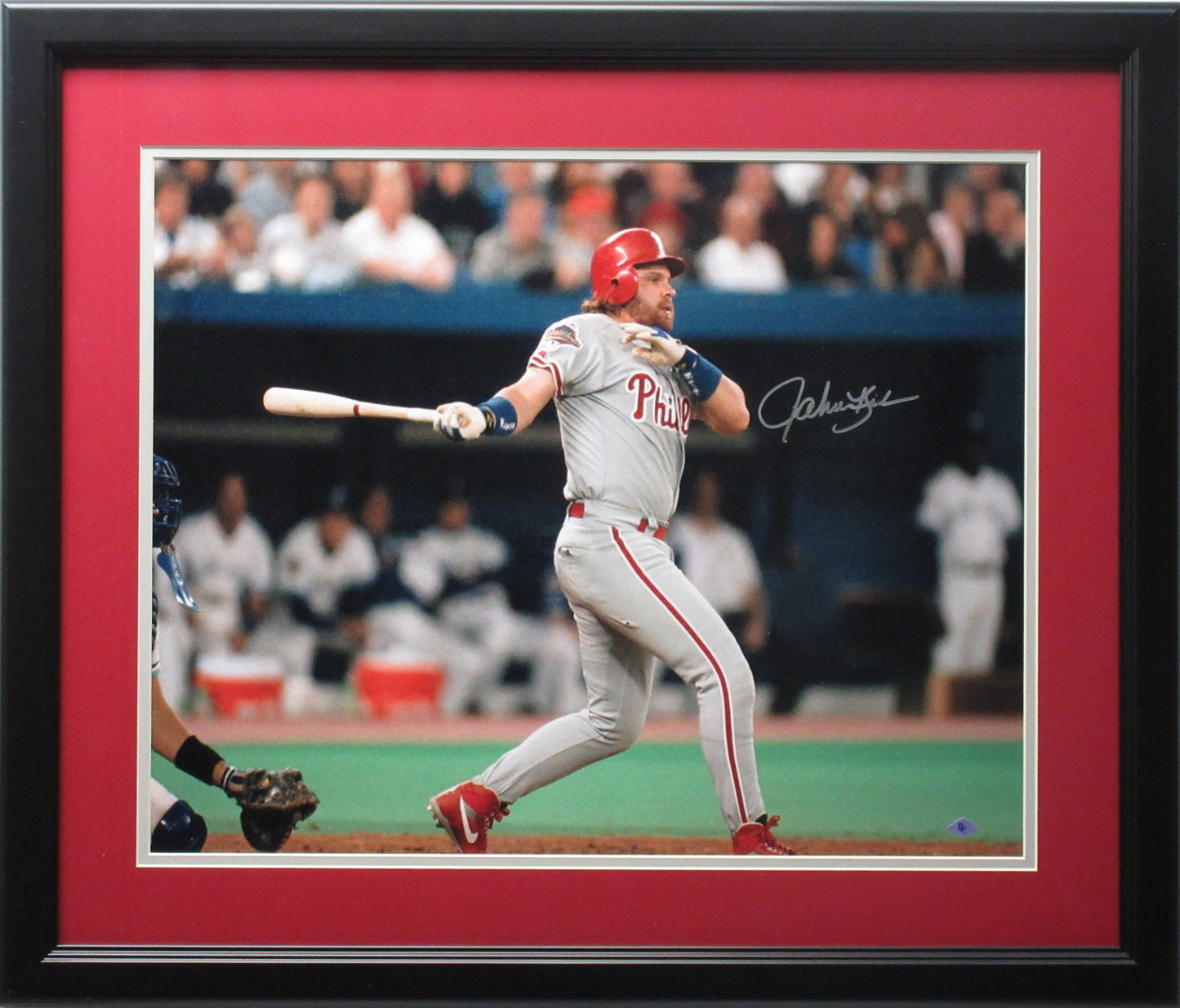 John Kruk Autographed 16x20 Philadelphia Phillies Photo Framed