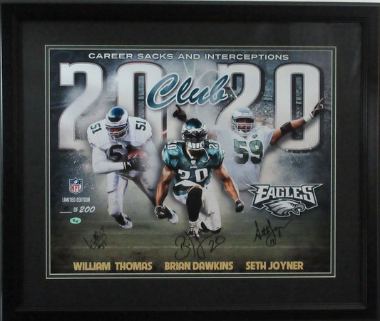 Philadelphia Eagles 20/20 Club 16x20 Autographed photo Limited Edition of 200