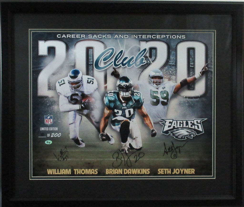 Chuck Bednarik Philadelphia Eagles Autographed 16x20 Collage Photo Framed