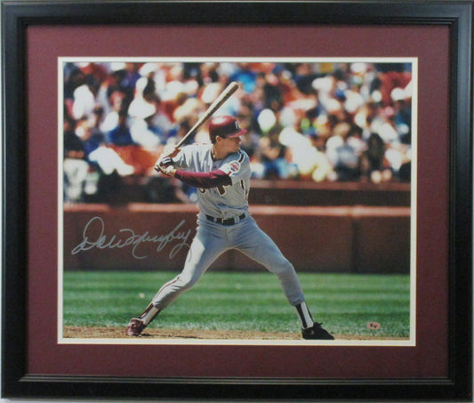 Dale Murphy Philadelphia Phillies Autographed 16x20 Photo Framed