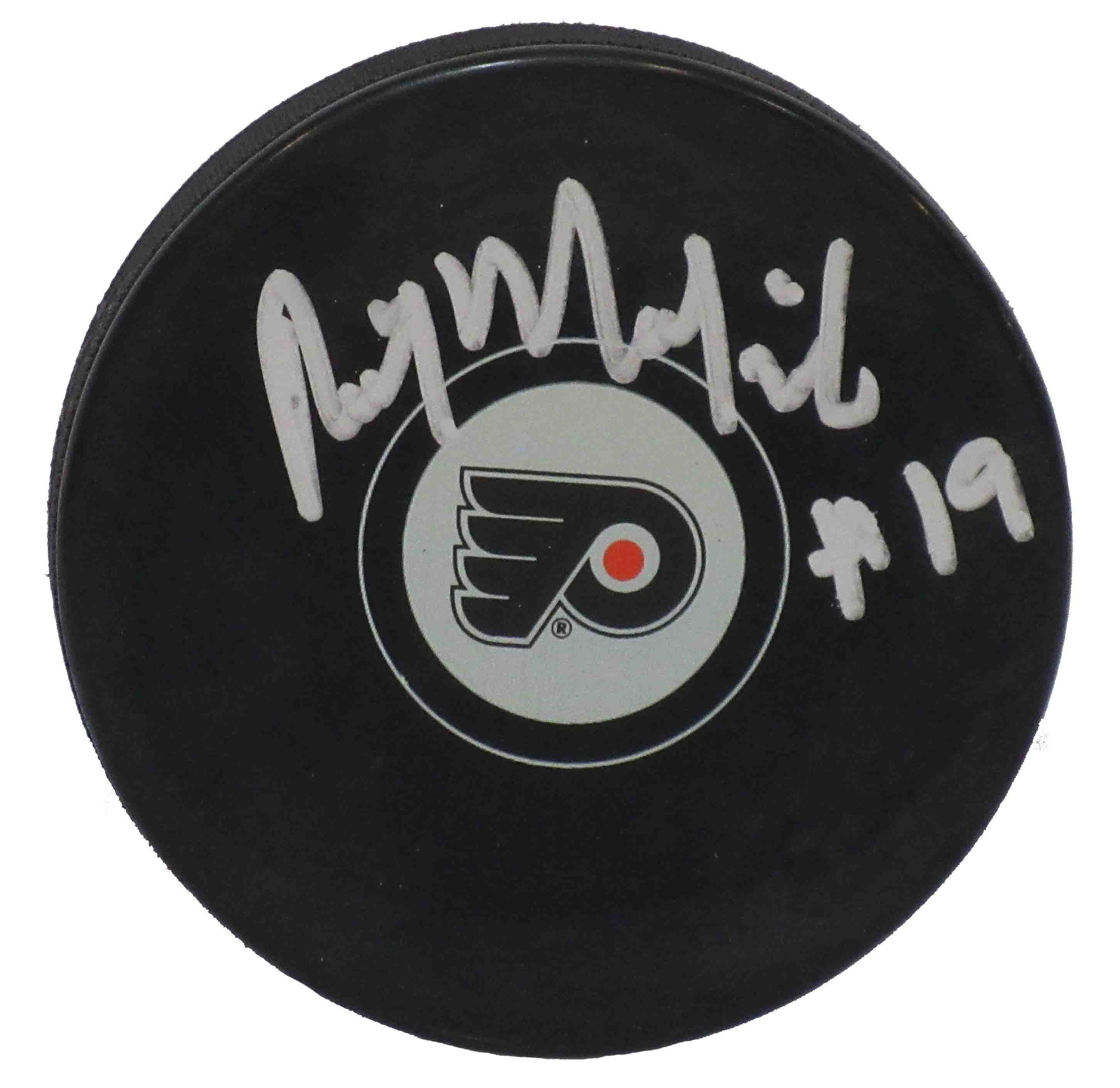 Rick MacLeish Philadelphia Flyers Autographed Puck