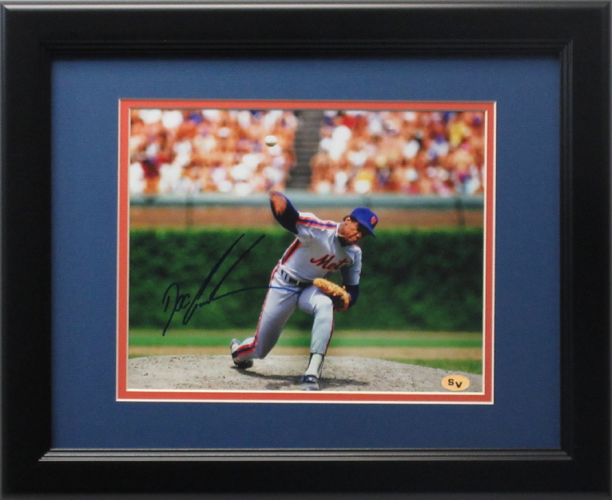 Dwight Gooden New York Mets Autographed 8x10 Photo Framed