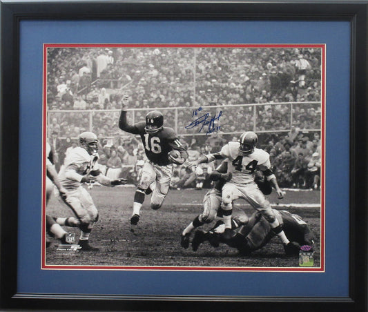 Frank Gifford New York Giants Autographed 16x20 Photo Framed