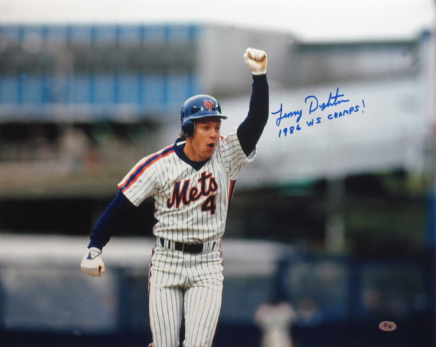 Lenny Dykstra New York Mets Autographed 16x20 Photo Framed