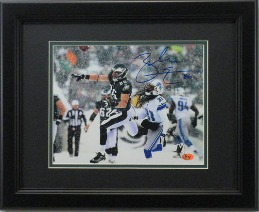 Zach Ertz 8x10 Autographed "Snow Bowl" photo framed