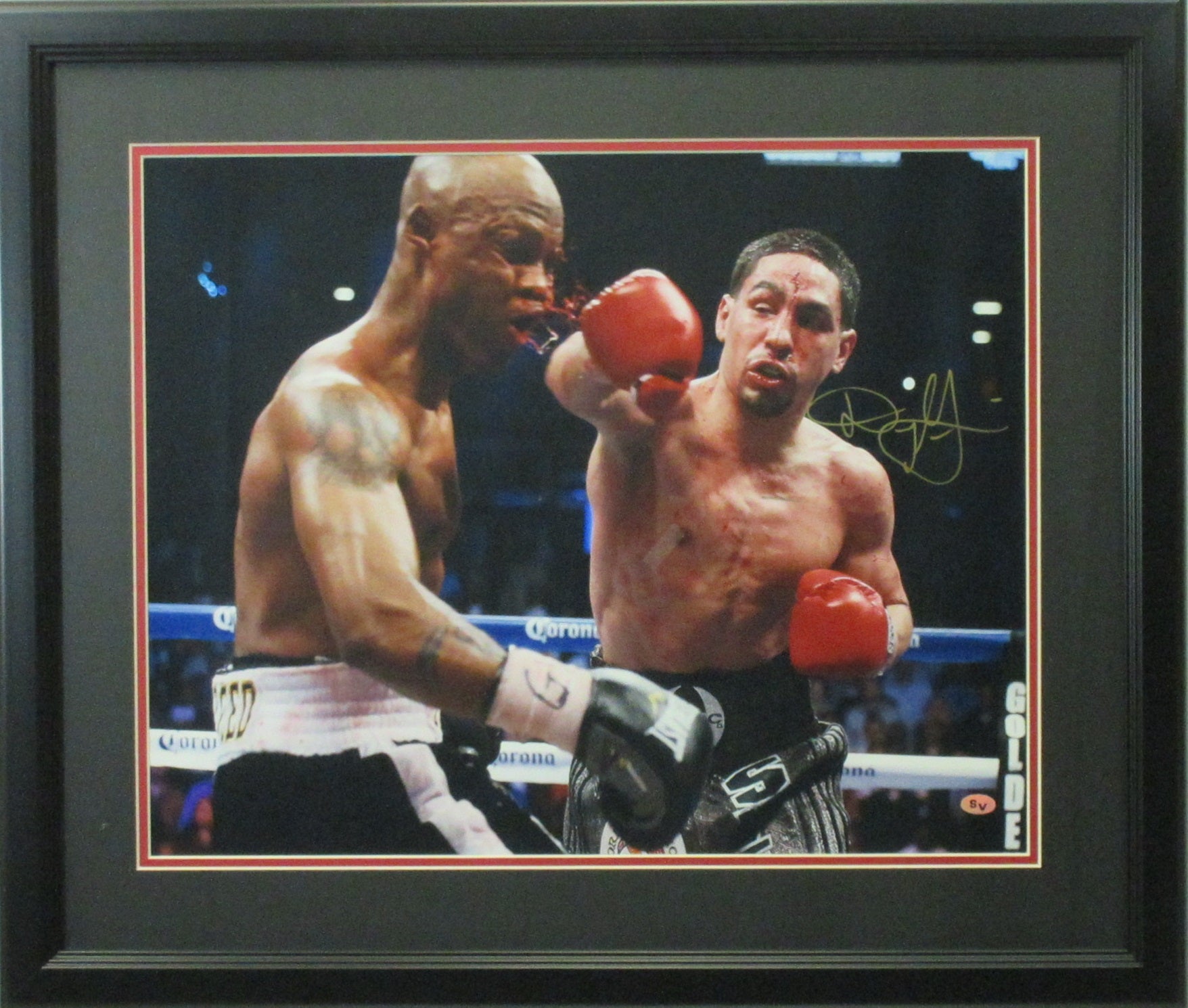 Danny Garcia Autographed "Blood Punch" 16x20 Photo Framed